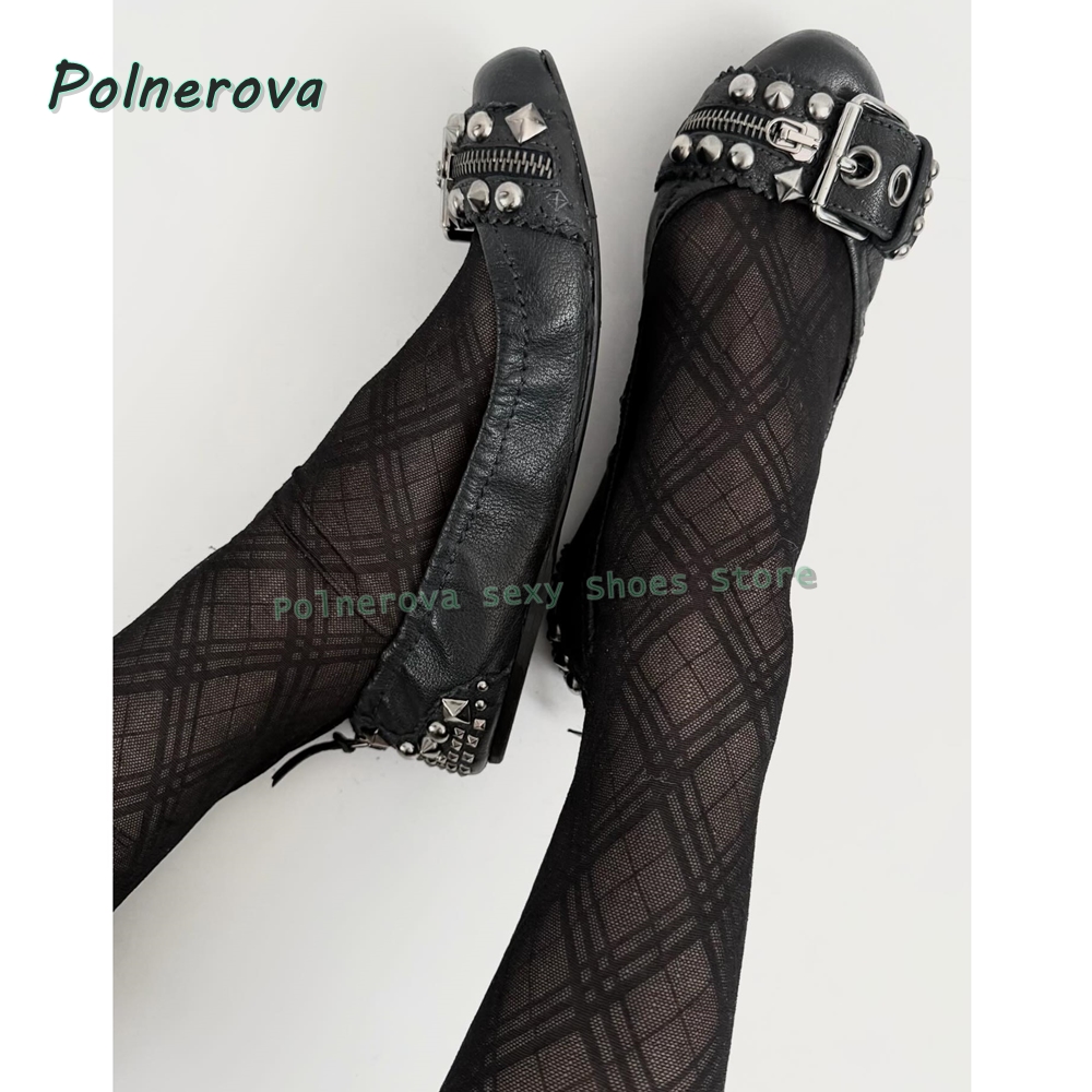 Buty Mary Jane z nitowaną klam – Women'S Shoes recenzja i cena
